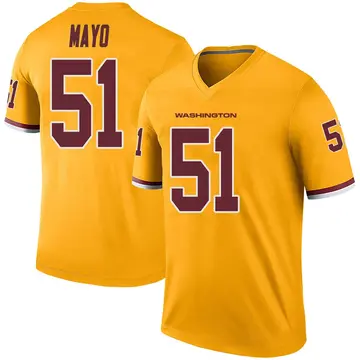 Men's Nike David Mayo Burgundy Washington Commanders Game Player Jersey