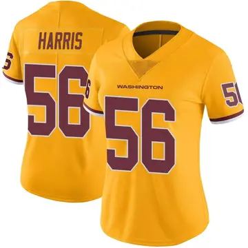 Gold Women's Jalen Harris Washington Commanders Limited Color Rush Jersey