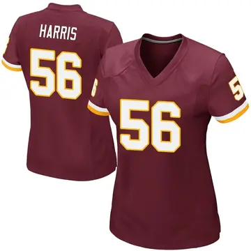 Women's Jalen Harris Washington Commanders Game Burgundy Team Color Jersey